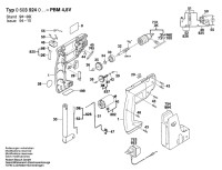 Bosch 0 603 924 003 Pbm 4,8 V Cordless Drill 4.8 V / Eu Spare Parts